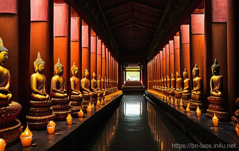 라오스 유명 사원 왓 씨사켓 - **Prompt 1: Ancient Grandeur of Wat Sisaket Exterior**
    "A stunning wide-angle shot of the Wat Si...